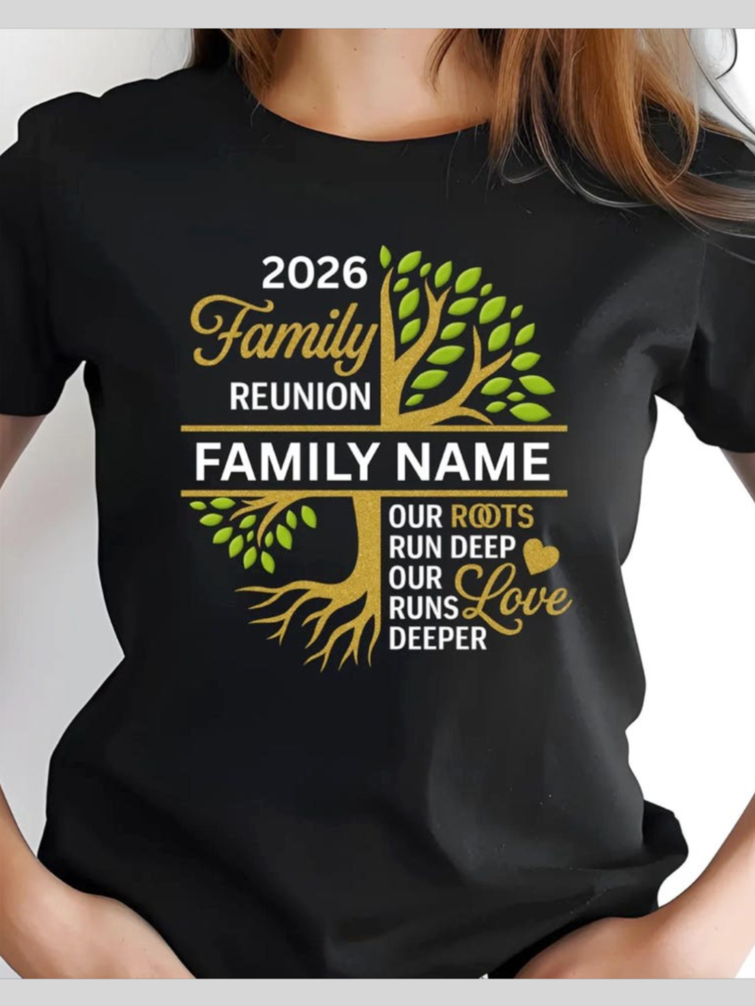 Family Tree Print - Family Reunion Shirt 2026, Personalized Family