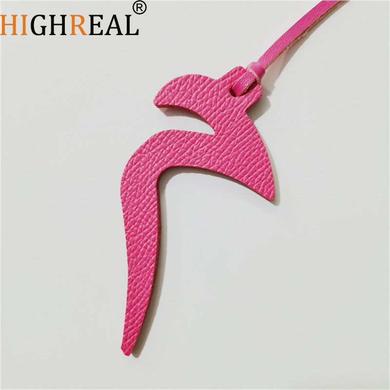 Monogram Keychain Leather - HIGHREAL Custom Made Luxury Genuine Leather