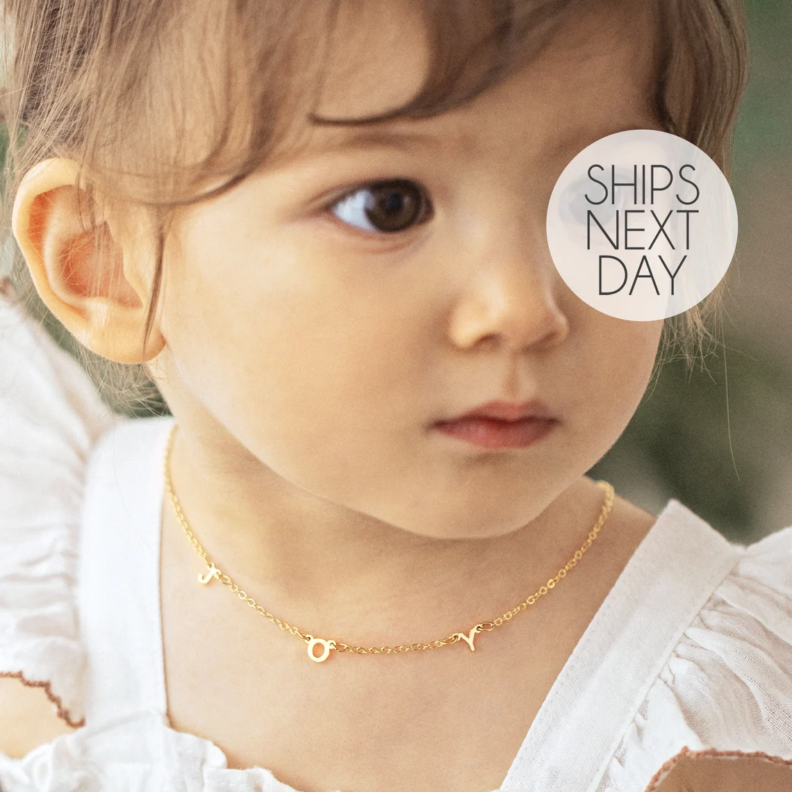 Baby Girl Gift Personalized Fl - Birth Flower Necklace recension och pris