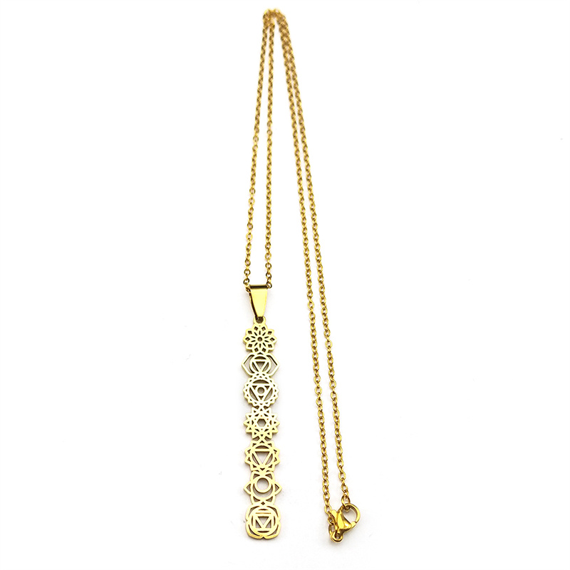 Yoga 7 Chakra Birth Flower Pen - Birth Flower Necklace recension och pris