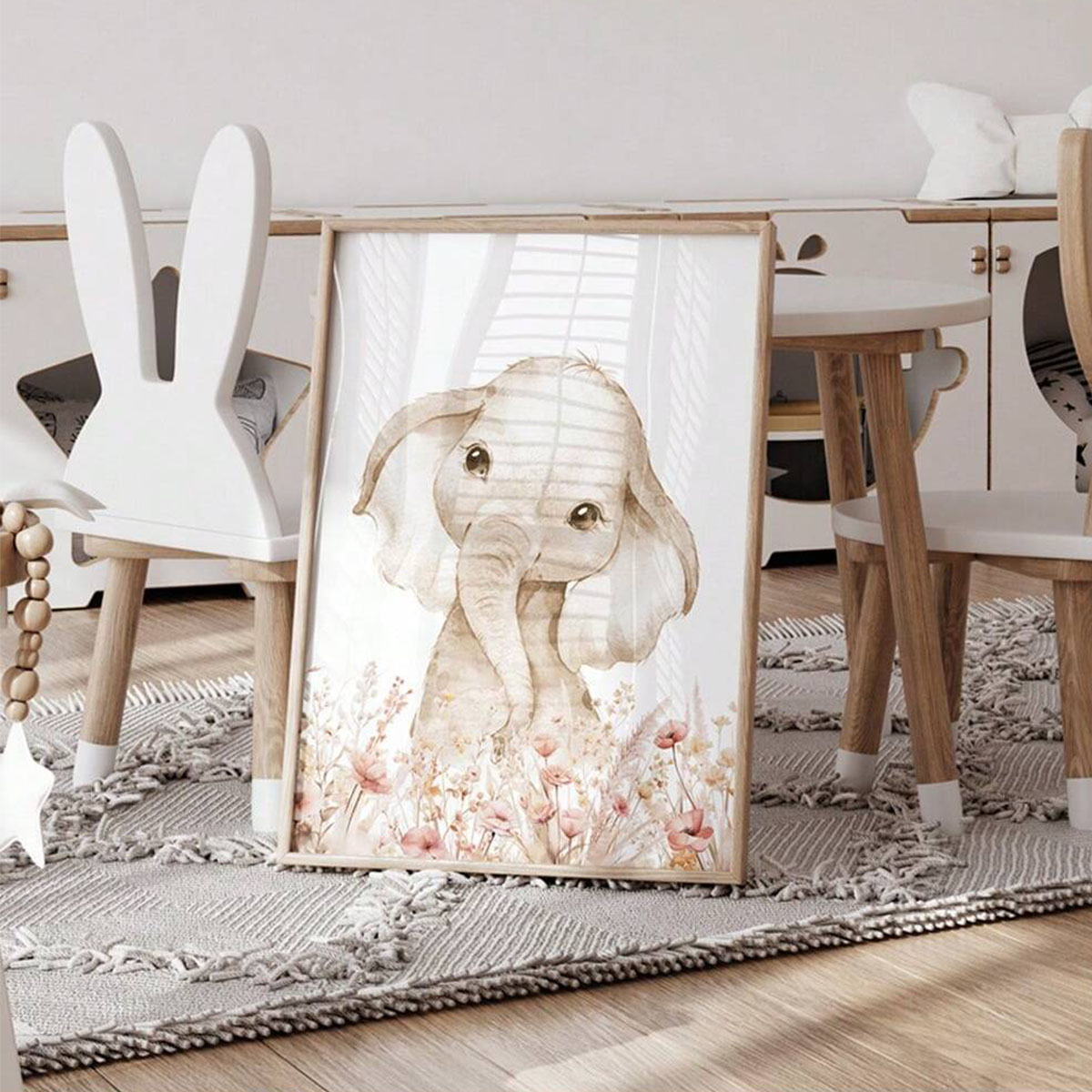 Custom Name Nursery Wall Art S - Personalized Name Box recension och pris