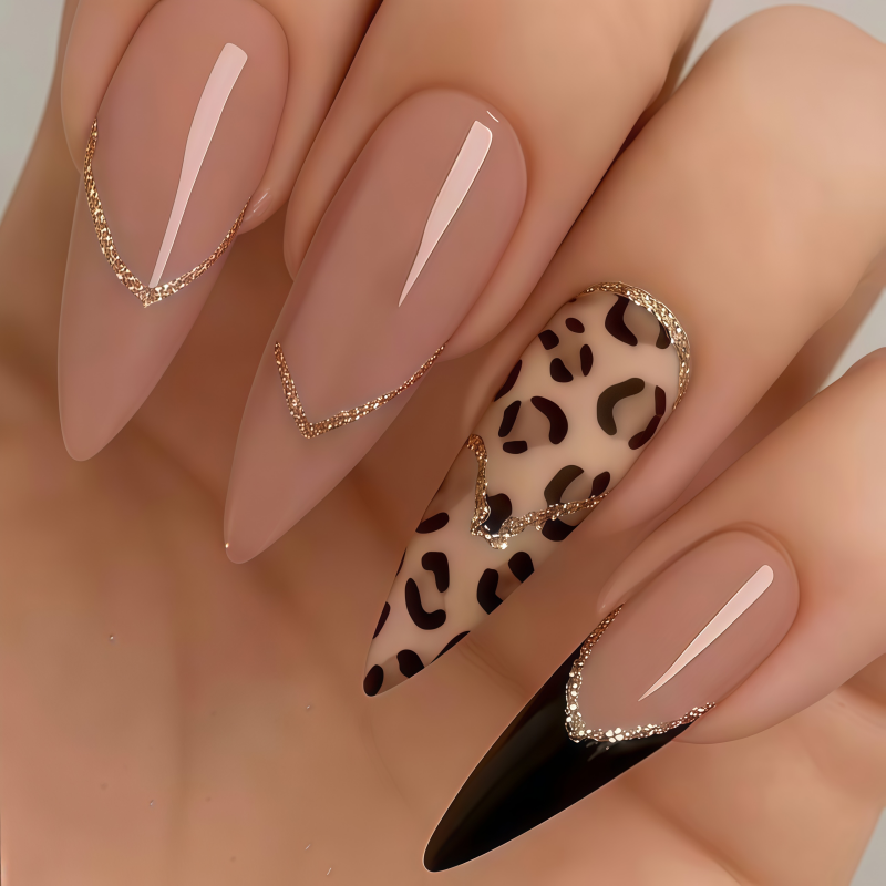 24PCSPurple Press on Nails Med - Pressed Flower Art recension och pris