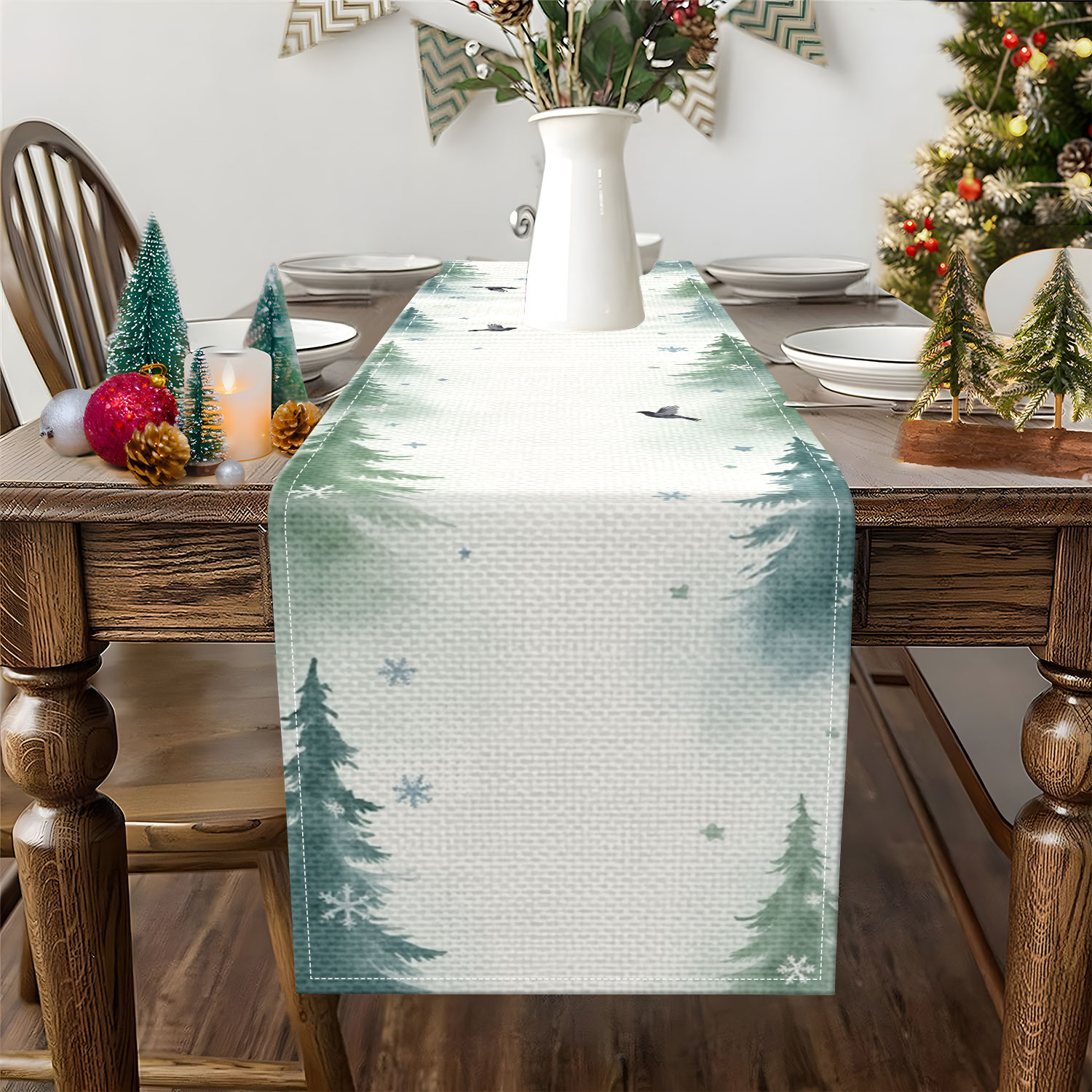 1 Piece of Winter Forest-Theme - Family Tree Print recension och pris