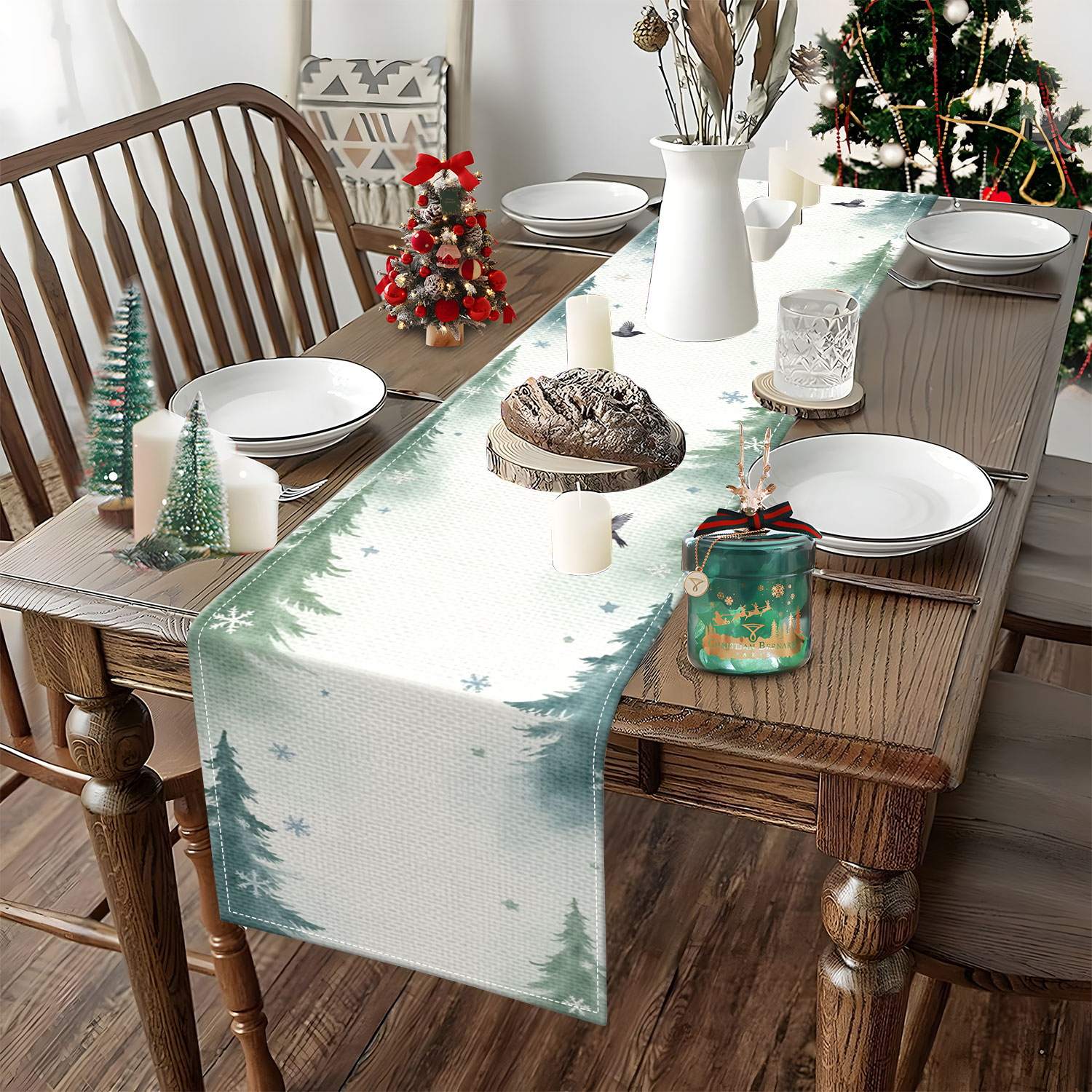 1 Piece of Winter Forest-Theme - Family Tree Print recension och pris