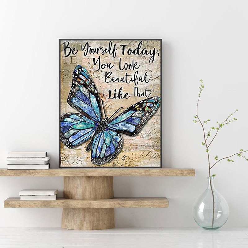 1PC frameless  5D Diamond Pain - Photo Mosaic Print recension och pris