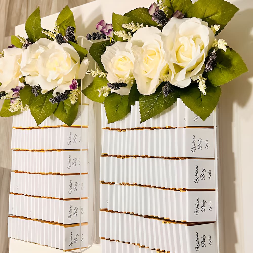 50pcs Wedding Chocolate Packin - Personalised Candle Label recension och pris