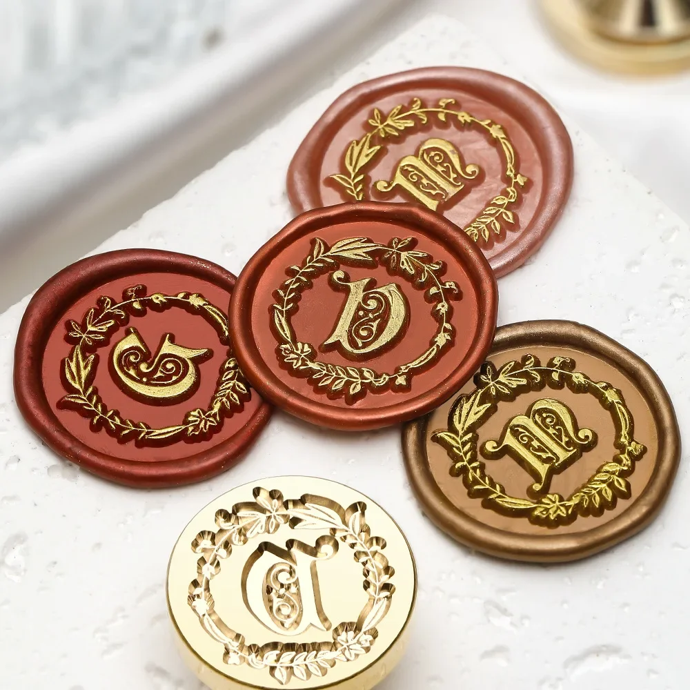 Flower wreath Letter Wax Seal  - Wax Seal Letter Kit recension och pris