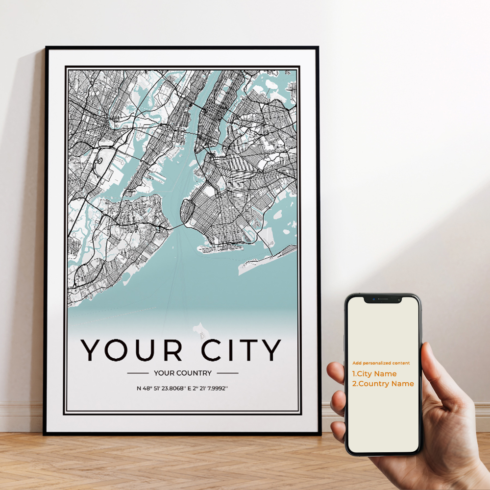 Custom Personalized City And C - Custom Star Map recension och pris