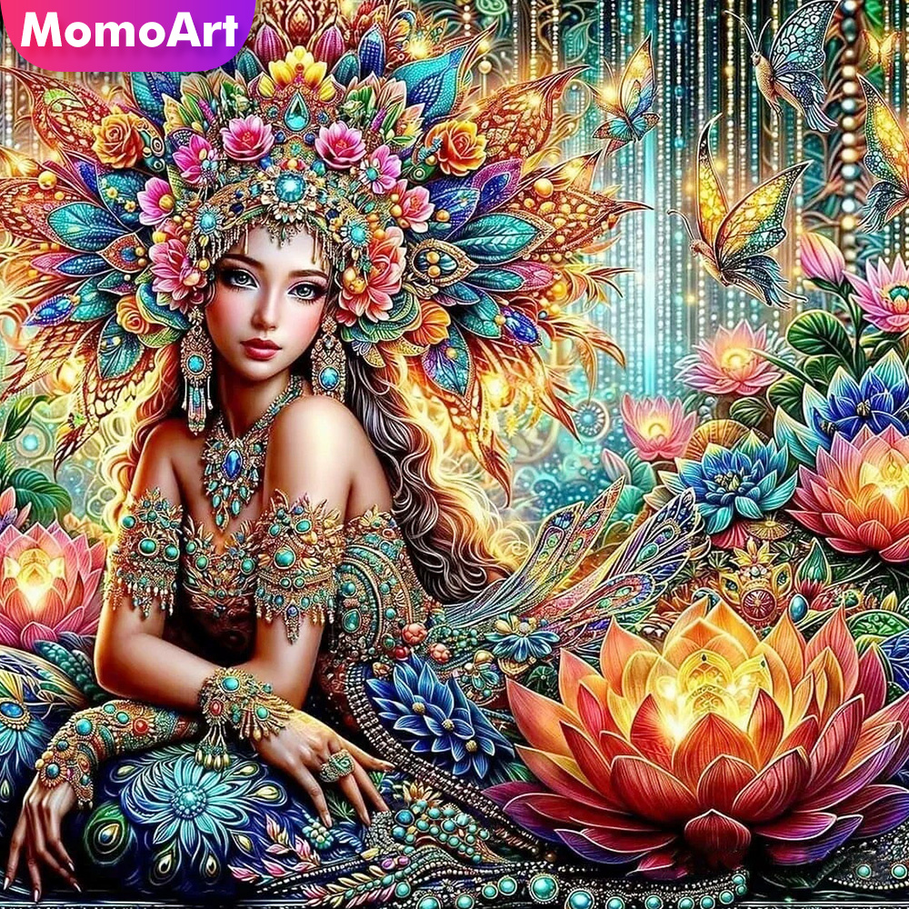 Momoart Diamond Mosaic Woman R - Photo Mosaic Print recension och pris