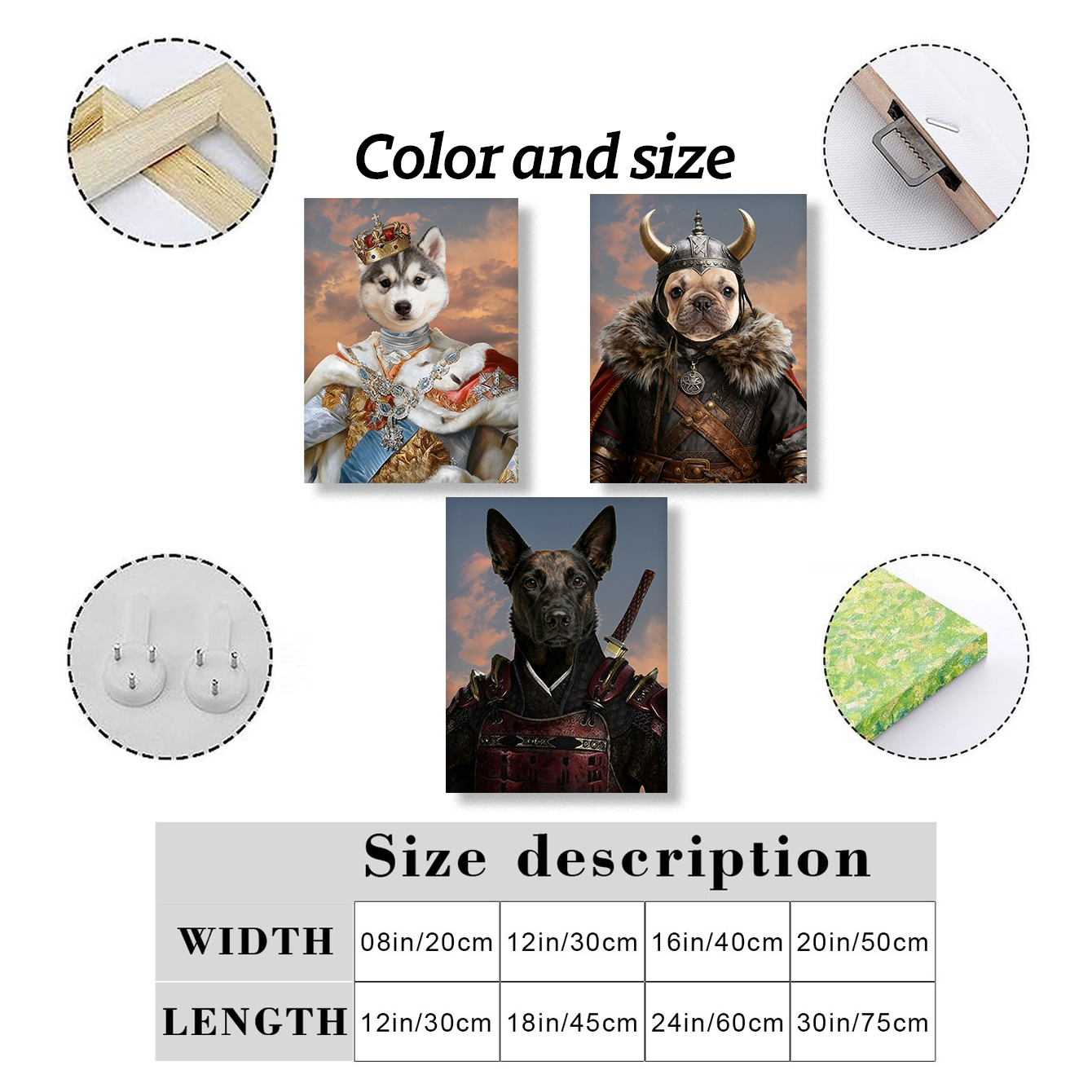 Customized Canvas Painting Roy - Pet Portrait Custom recension och pris