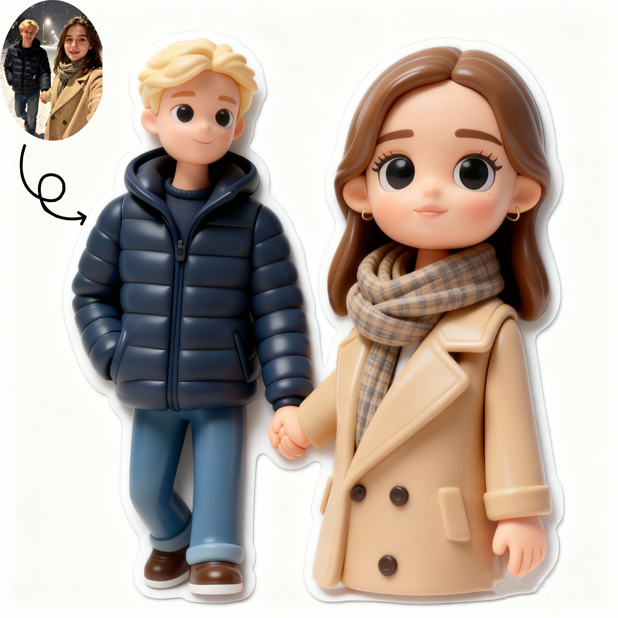 Personalized 3D Cartoon Charac - Custom Star Map recension och pris