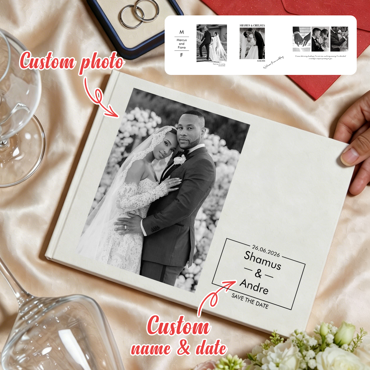 Customized wedding signature b - Custom Photo Book recension och pris