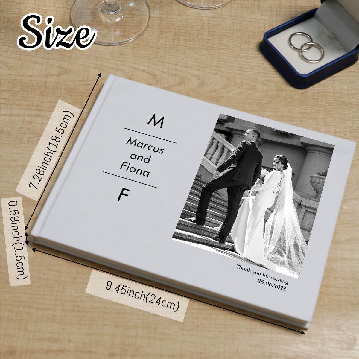 Customized wedding signature b - Custom Photo Book recension och pris