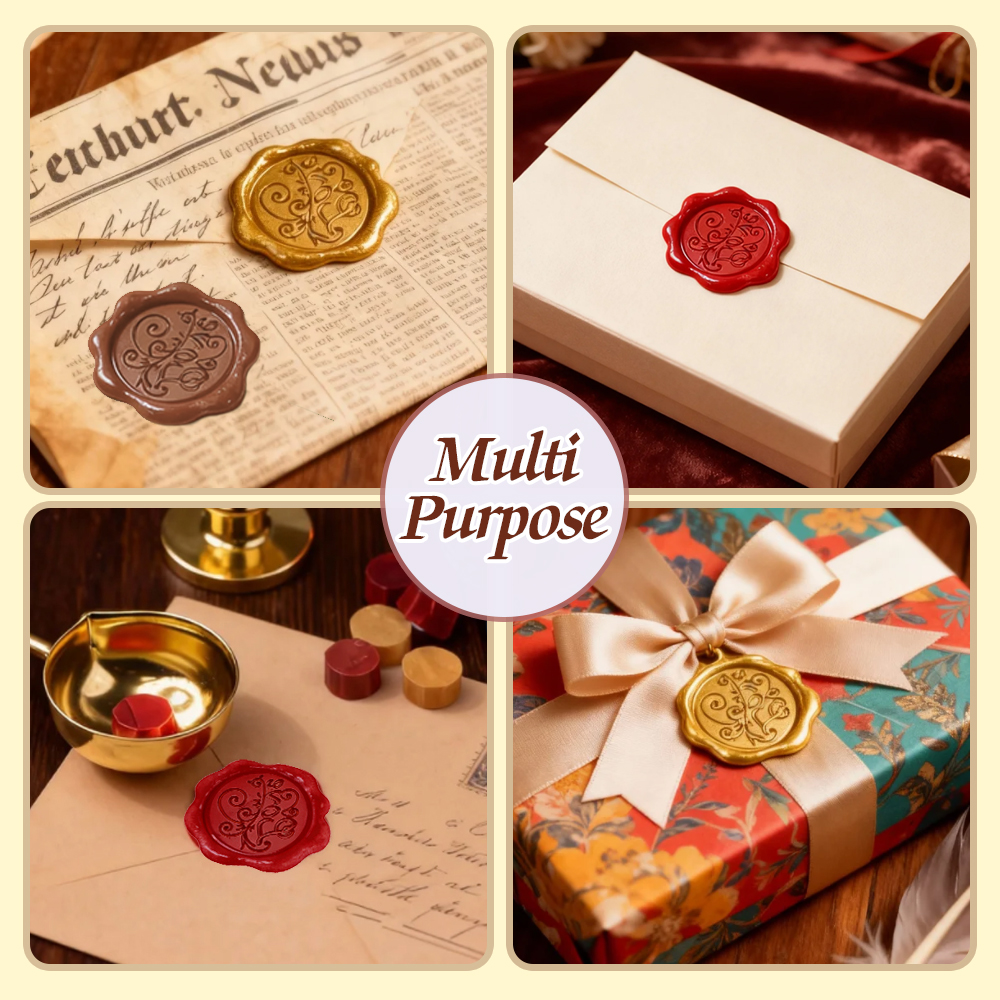 Wax Seal Stamp Gift Set with S - Wax Seal Letter Kit recension och pris