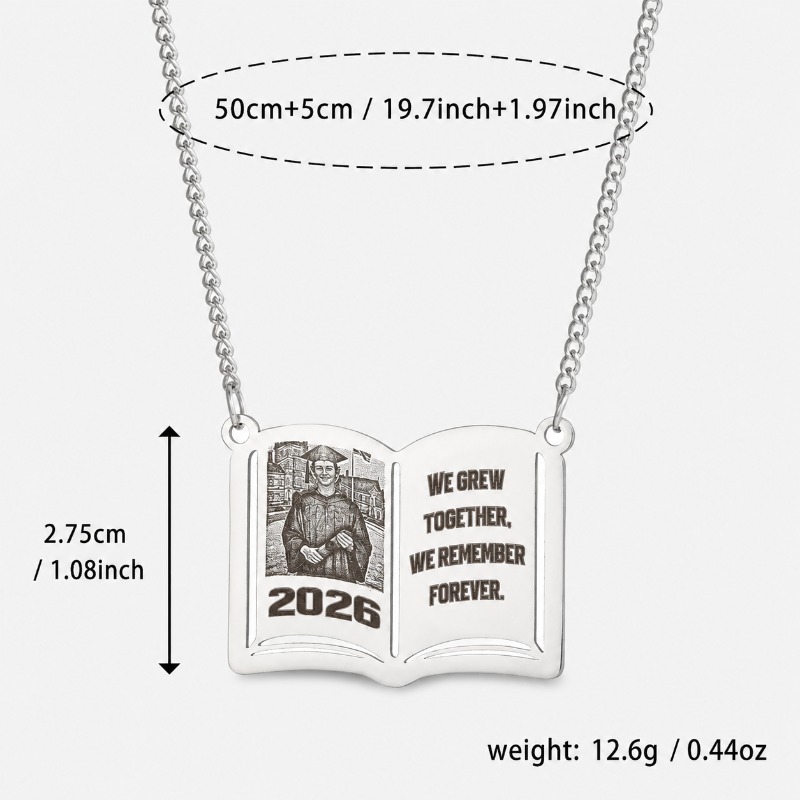 Custom Photo Book Necklace Sta - Custom Photo Book recension och pris