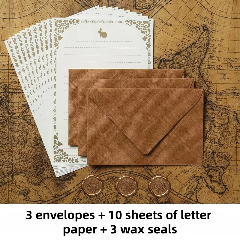 16Pcs Luxury Linen Texture Sta - Wax Seal Letter Kit recension och pris