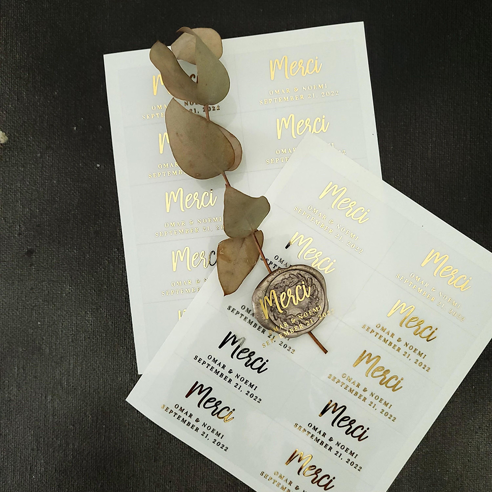 100pcs Custom Transparent Labe - Personalised Candle Label recension och pris