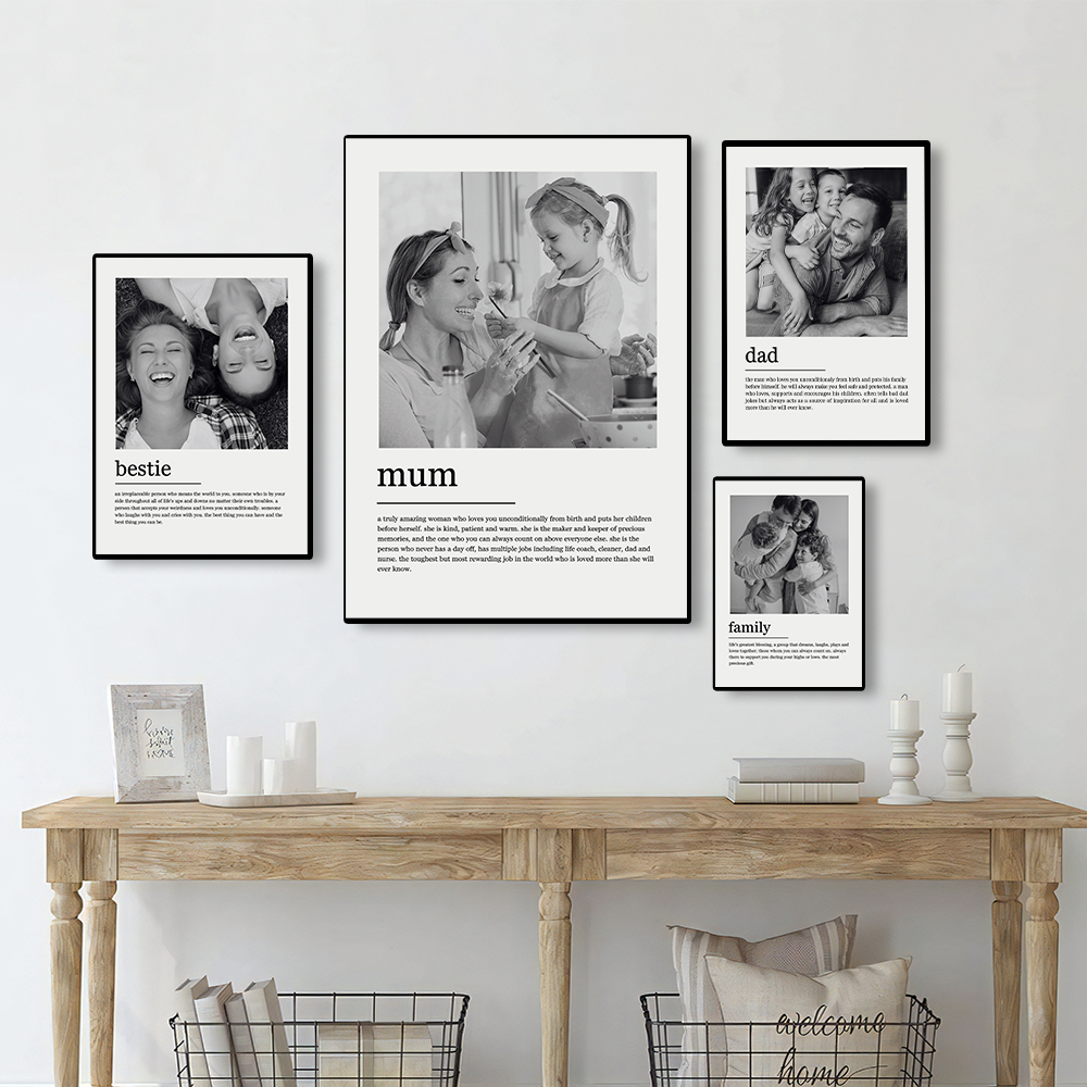Custom Family Photo Canvas Pai - Custom Star Map recension och pris